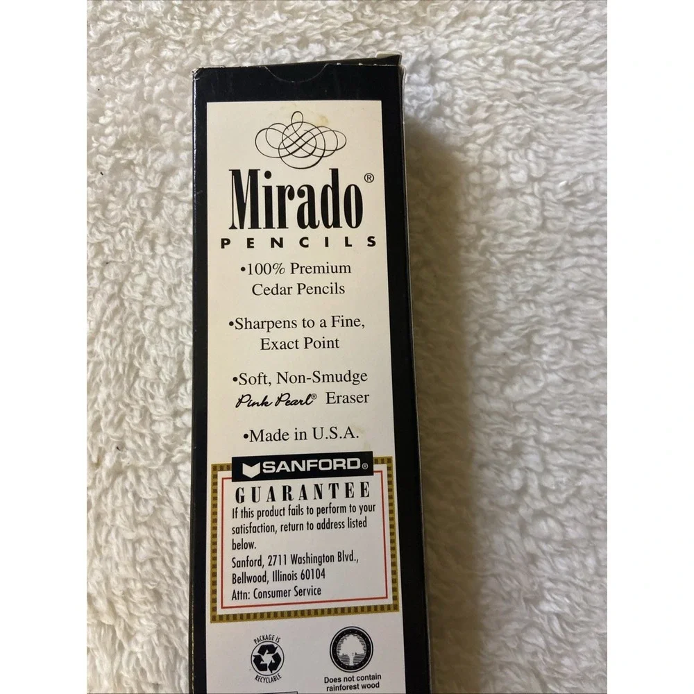 1999 Mirado Cedar Classic No #2 Writing‎ Pencils Box 12 NIB Vintage